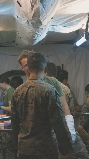 Valiant Shield 24: CLB-13 Conducts Blood Drive