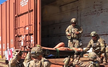 Soldiers train at Global Medic