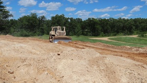 106th Engineer Detachment Soldiers operate heavy equipment for troop project at Fort McCoy, Part 1