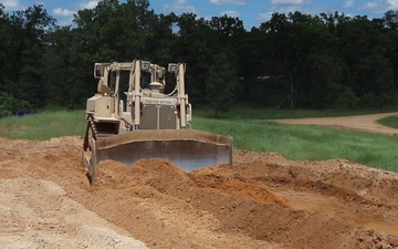 106th Engineer Detachment Soldiers operate heavy equipment for troop project at Fort McCoy, Part 2