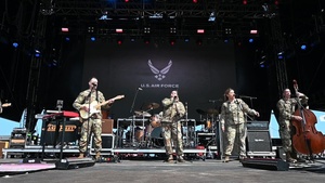 U.S. Air Force Heritage of America Band Performs at Carolina Country Music Fest (B-roll)