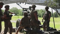 Arkansas Guardsmen Direct Fire At Potato Hill