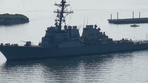 USS Gonzalez transits newly-reopened Baltimore Federal Channel for Maryland Fleet Week
