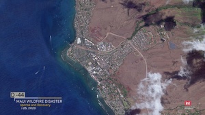 USACE wildfire debris removal progress timelapse