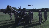 Arkansas National Guard Prepares For Artillery Air Raid