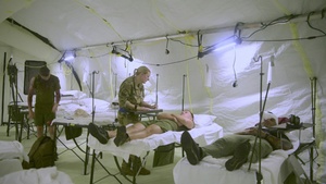 B-roll: Service members participate in casualty evacuation exercise during Valiant Shield 24