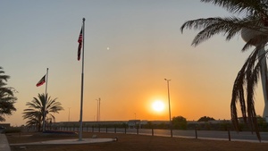 Sunset Colors at Camp Arifjan