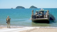 B-Roll: MRF-D 24.3 Marines, ADF conduct amphibious ship-to-shore operations from HMAS Adelaide