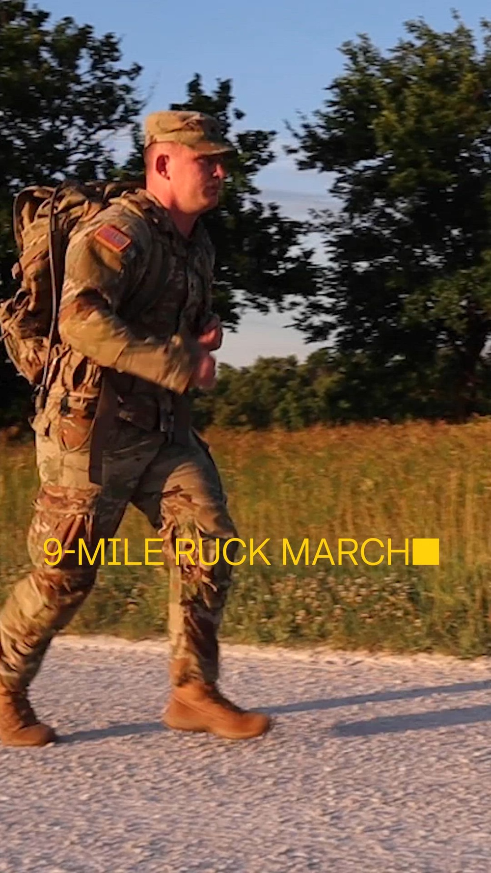 DVIDS - Video - ASC Best Warrior Competition 9-Mile Ruck March Reel