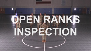 I.G. Brown Training and Education Center DRILL SERIES: Open Ranks Inspection