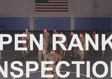 I.G. Brown Training and Education Center DRILL SERIES: Open Ranks Inspection
