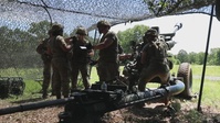 Arkansas Guardsmen Complete Table VI On The M119 Howitzer, Fort Chaffee