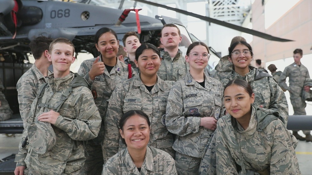 DVIDS Video 176th Wing, Alaska Air National Guard AFJROTC Tour