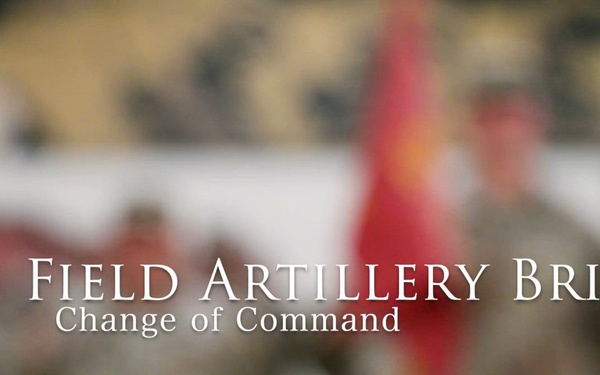 45th Field Artillery Brigade change of command