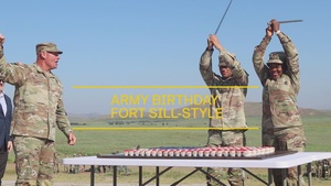 Army birthday, Fort Sill-style