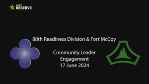 88th RD & Ft. McCoy Community Leader Engagement