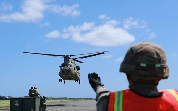 [B-Roll] Hawaii Army National Guard Sling Load Operations