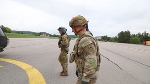 Dr. Florian Herrmann visits U.S. and Multinational Soldiers during Exercise Combined Resolve at JMRC