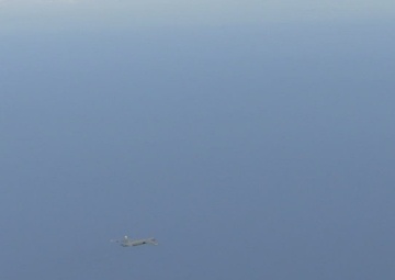 NATO Fixed-Wing Aircraft Flight Formation During BALTOPS 24