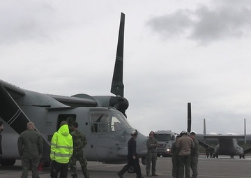 VMM-365 (REIN) MV-22B Osprey Static Display for Swedish Air Force During BALTOPS 24