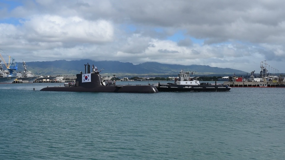 DVIDS Video ROK Submarine Arrives for RIMPAC 2024