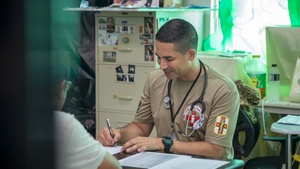 Service members provide no cost care to the Commonwealth of the Northern Mariana Islands
