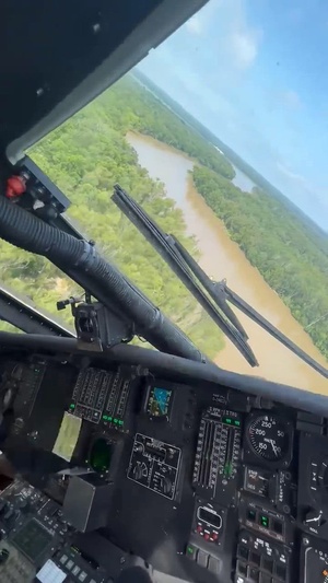 Flight over Louisiana