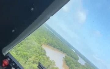 Flight over Louisiana