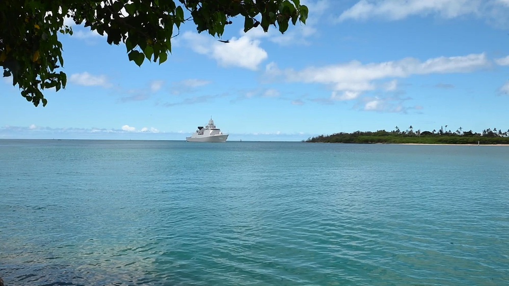 DVIDS Video HNLMS Tromp Arrives for RIMPAC 2024