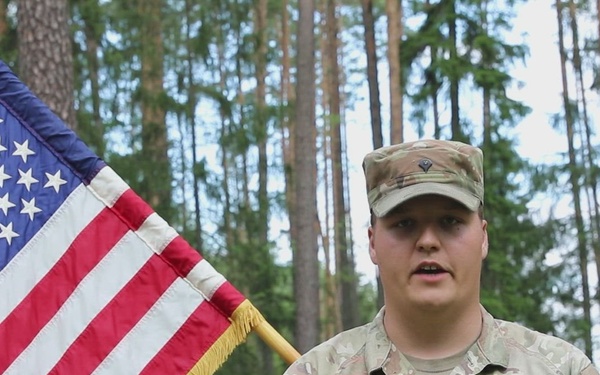 July 4th Shout-out Spc. Logan Bous