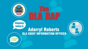 DLA Rap with Adarryl Roberts, CIO, Defense Logistics Agency (emblem, open caption)