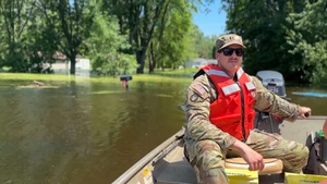Minnesota National Guard assists in Waterville flood efforts