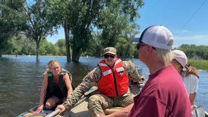 Minnesota National Guard assists in Waterville flood efforts