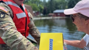 Minnesota National Guard assists in Waterville flood efforts