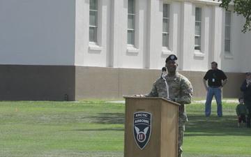 11th Airborne Division Change of Command ceremony