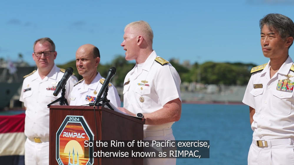 DVIDS Video VADM Wade Holds RIMPAC 2024 Press Conference