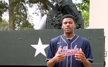 Christopher Sanders Atlanta Braves July 4th Shout-out