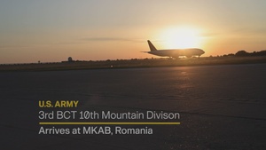 3rd Brigade Combat Team, 10th Mountain Division, arrives at MKAB