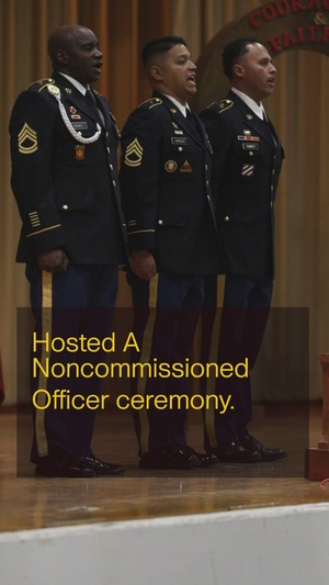 1st Armored Division Artillery host Noncommisioned Officer induction ceremony