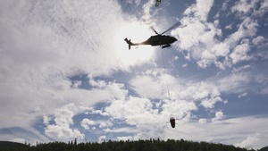 Alaska Army National Guard aviators hone fire suppression skills (B-Roll)