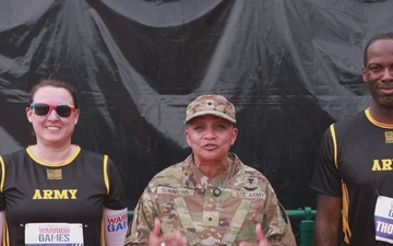 2024 Warrior Games - U.S. Army Brig. Gen. Yolonda &quot;YR&quot; Summons Shout-out