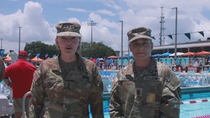 2024 DOD Warrior Games - U.S. Army Surgeon General and Commanding General, U.S. Army Medical Command, Lt. Gen. Mary Izaguirre and U.S. Army Medical Readiness Command, West Command Sgt. Maj. Jennifer Francis Shout-out