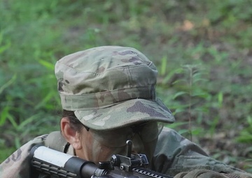 Cadets conduct field training exercise: Panther during Cadet Summer Training