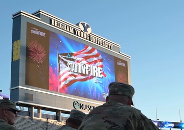 B-Roll- Utah National Guard Supports Stadium of Fire 2024