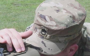New York National Guard Soldiers test lightweight laser designator rangefinder at Fort Drum