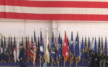 U.S. Air Force Lt. Gen. Michael Conley speaks at AFSOC Change of Command