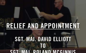 USMCFEA Sergeant Major Relief and Appointment Ceremony