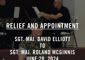 USMCFEA Sergeant Major Relief and Appointment Ceremony
