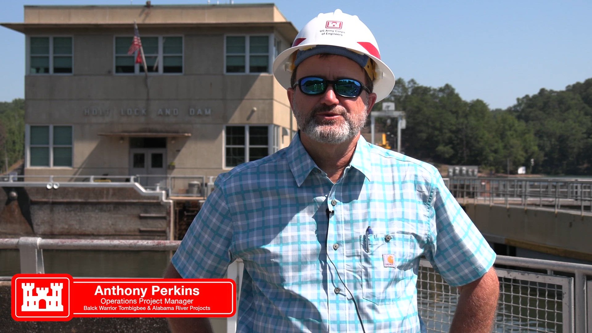 Mobile District&#39;s Operations Project manager, Anthony Perkins, discusses why the Holt Lock and Dam was closed on June 22nd, 2024, and the next steps to repair the cracking in the lock wall. The Holt Lock and Dam is located on the Black Warrior River in Holt, Alabama. It serves several purposes including flood control, navigation, and hydroelectric power generation.