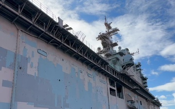 Decommissioned USS Tarawa Towed, Following SALVEX 24-001